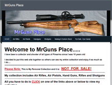 Tablet Screenshot of mrgunsplace.com